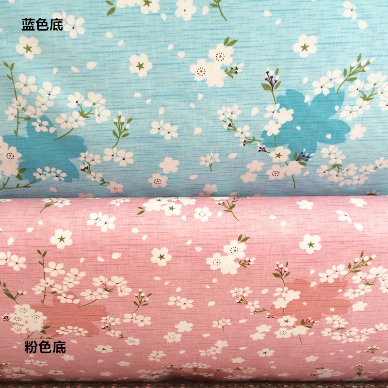 

2018 New Flower Printed 100% Cotton Fabric 1-3Meters for Patchwork Quilting Baby Cloth Cribs Cushions Blanket Sewing Material