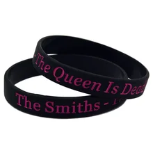 OBH 50 шт. The Smiths The queen Is Dead силиконовый резиновый браслет для любителей музыки