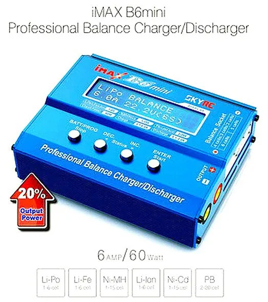 Original SKYRC Imax B6 60W Mini Professional Balance Charger Discharger For RC Helicopter Toys Quadcopter Battery Charging original skyrc imax b6 60w mini professional balance charger discharger for rc helicopter toy quadcopter battery charging f00032