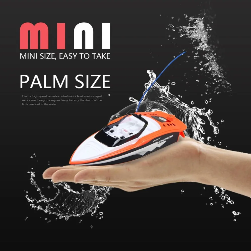 

3392M 2.4GHz Rechargable Mini Electric Sport High Speed RC Boat Remote Control Boat For Children Toys Kids Gift