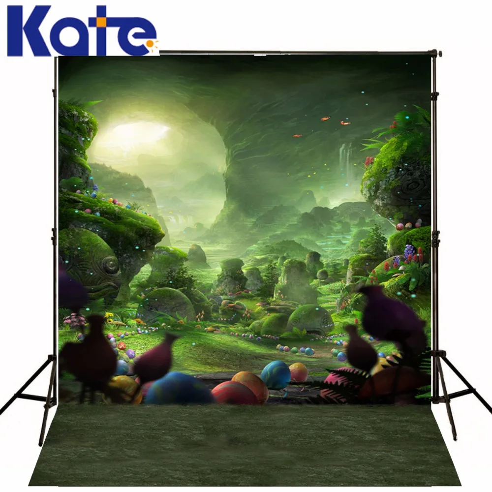

Kate Backdrop Photo Natural Scenery Photography Backdrop Mountain Colorful Eggs Forest Photography Studio Backgrounds