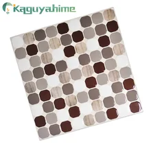 Kaguyahime 10Pcs Self Adhesive Mosaic Tiles 3D Retro Wall Stickers DIY Waterproof Wallpaper Crystal Brick Wall Papers Home Decor Kaguyahime 10Pcs Self Adhesive Mosaic Tiles 3D Retro Wall Stickers DIY Waterproof Wallpaper Crystal Brick Wall Papers Home Decor