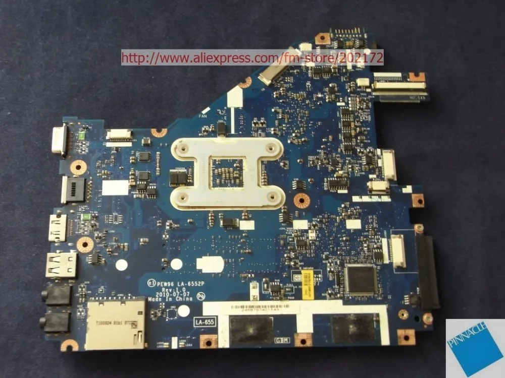 Motherboard para Acer Aspire Gateway Mbr4602001 Pew96 L01 La-6552p 461942bol01 5552 5252 Nv50a - Imagem 2