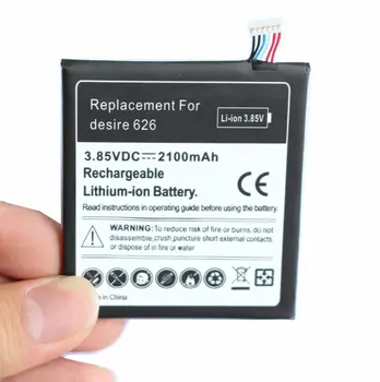 

Ciszean 10pcs/lot 2100mAh B0PKX100 / BOPKX100 Replacement Battery For HTC Desire 626 D626W D626T 626G 626S D262W D262D A32