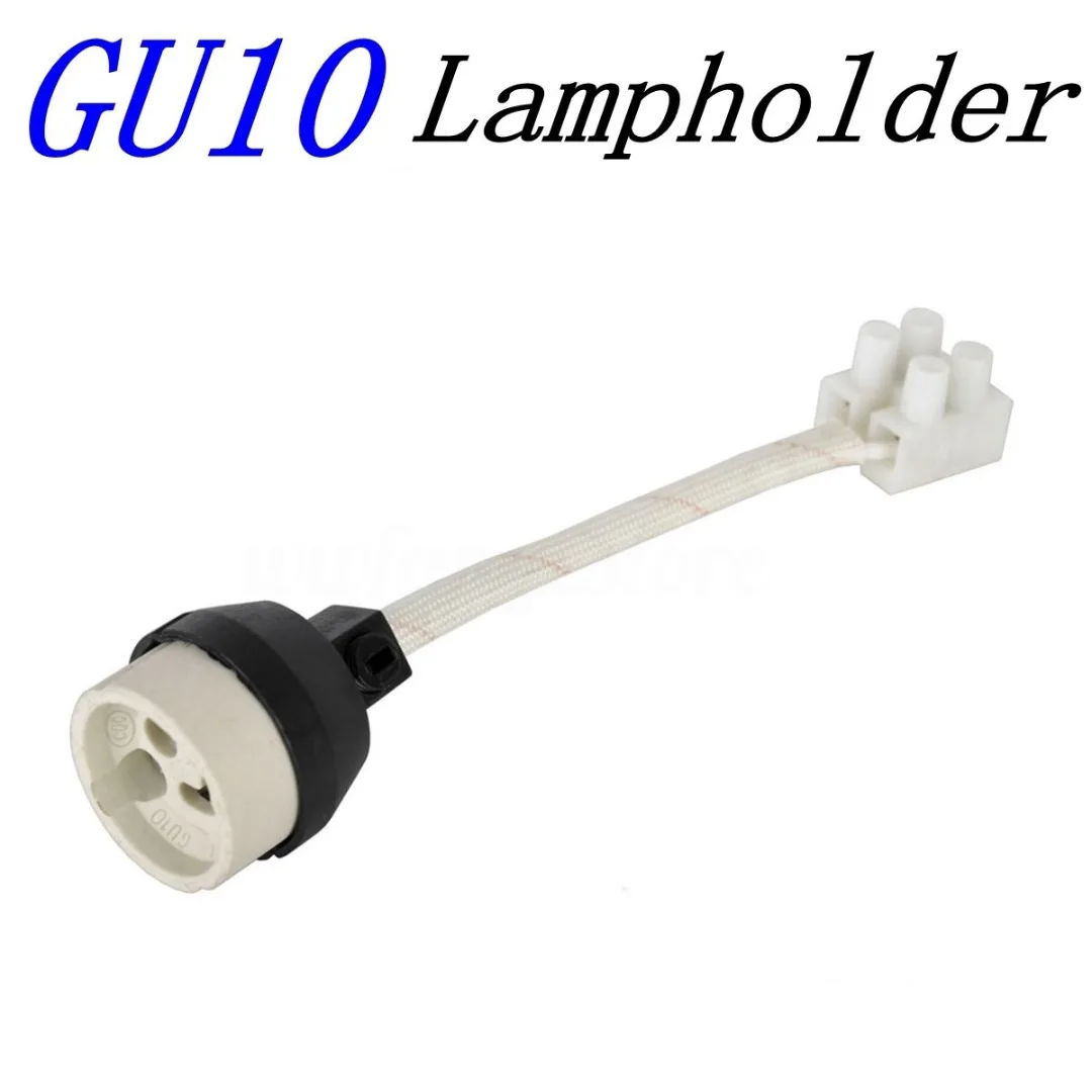 50 x GU10 Mains Bulb Lamp Holder Connector delivered 