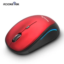 Rocketek USB Wireless MIni Mouse 1600 DPI 4 buttons ergonomic design for 2 4G desktop computer