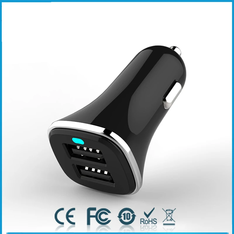 Thbelieve 2 USB Auto Chargers Quick Charge QC 3.0 And 5V 2.4 A Auto Charging Portable Mini Auto-Chargers Dual USB Car-Charging (11)