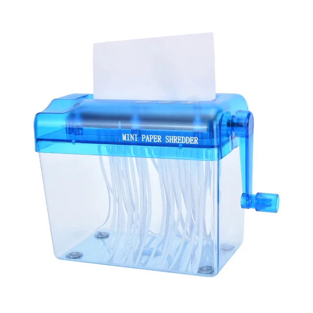 Hot Mini Desktop Manual Copy Paper Shredder Hand Cutting For Hot Mini Desktop Manual Copy Paper Shredder Hand Cutting For Cutter Home Office Supplies
