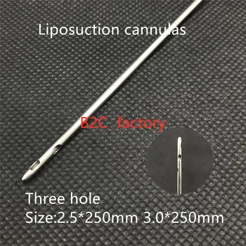 

High Quality Three Hole LIPOSUCTION cannula Malleable for Facial,Plastic Surgery Beauy tools