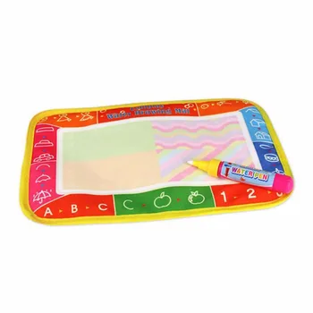 

Hot! 25*16.5cm Kids Baby Write Draw Paint Water Magic Doodle Mat Children Play Mat With Magic Pen Painting Christmas Gift New