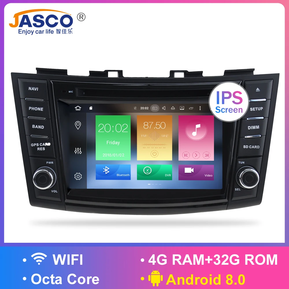 

IPS Android 8.0 Car Stereo DVD Player GPS Navigation Radio for For Suzuki Swift 2011 2012 2013 2014 Radio Auto Multimedia Player