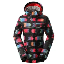 GSOU SNOW Ski Suit Outdoor Winter Windproof Warm Waterproof Breathable ski coat For Women