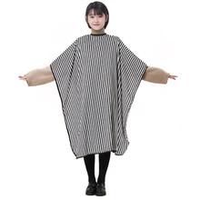 Популярный дизайн, стрижка волос, салонная накидка, Парикмахерская накидка с пуговицами на шее, Высококачественная Парикмахерская накидка