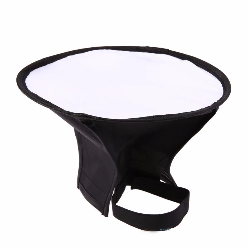 Круглый софтбокс 20 см для вспышки диффузор мини Canon 600EX RT 580EX II 430EX Nikon SB910 SB900 SB800