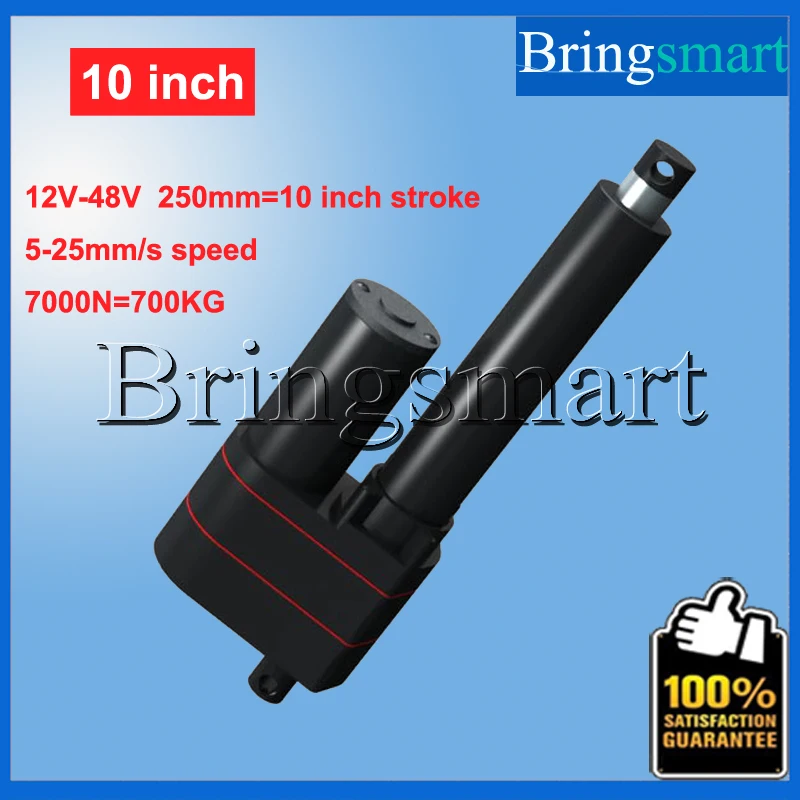 

Wholesale 10Inch 250mm 12V Linear Actuator Stroke 7000N 700KG Load 36v Tubular Motor 48v Mini Electric Actuator 24v Waterproof