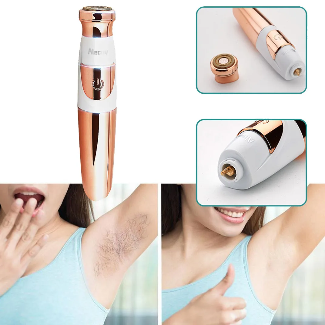 

mini portable epilator Facial Hair Remover Electric Hair Removal for Women's Face Lip Armpit Chin Cheek Arm Leg with Clean Brush