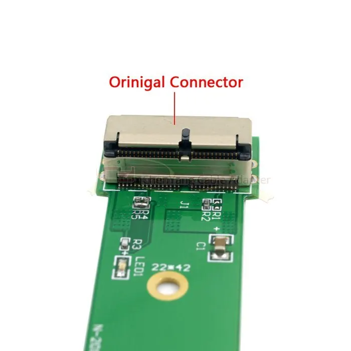 PCI Express E 4X M.2 NGFF M Key to 2013 2014 2015 Apple Macbook SSD конвертируемая карта для A1493 A1502 A1465