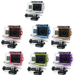 Centechia Лидер продаж для GoPro Hero 3 алюминия металлический ремешок кольцо объектива крепление + отвертка высокое качество