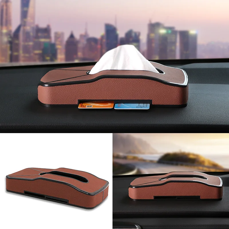 

CARSUN Tissue Box Car Organizer Car Sun Visor Tissue Holder Auto Organizer Storage Car Accessories 5 Colors