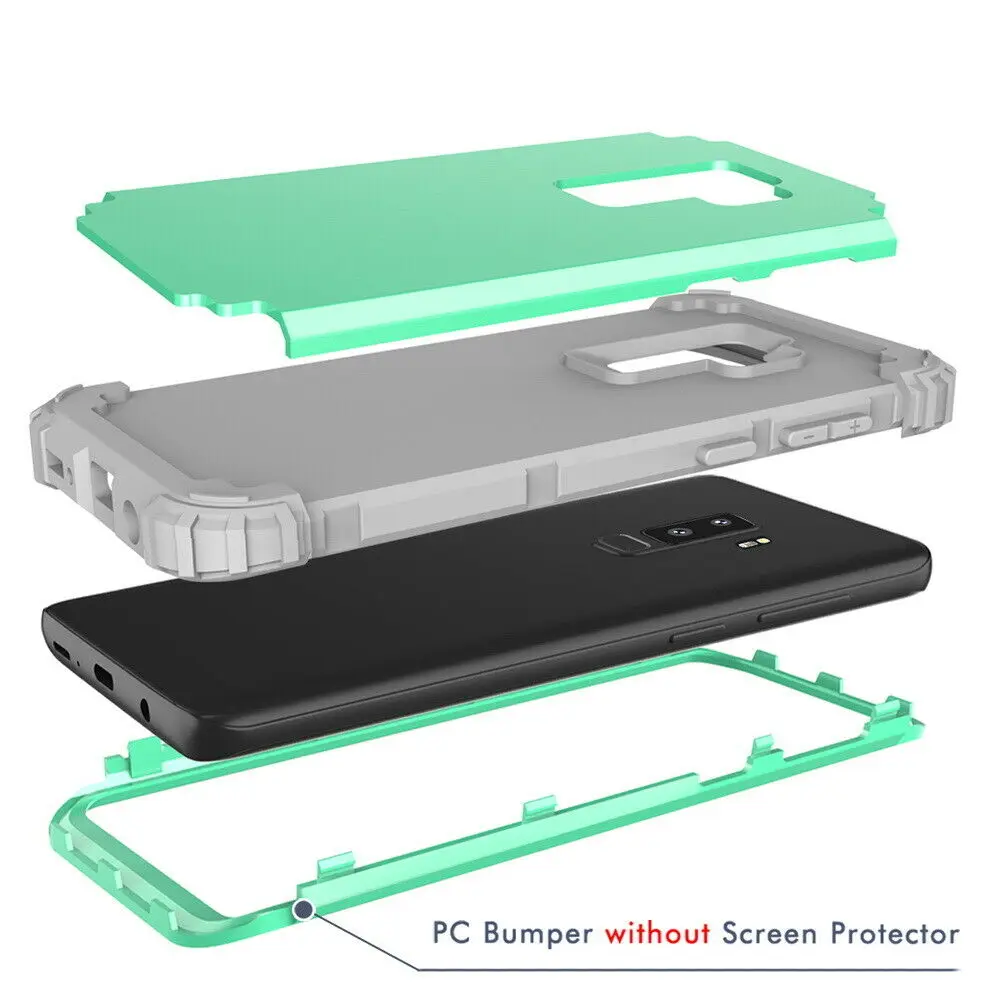 Samsung S9/S9 Plus/Note 8 New Armor Shockproof Hybrid Protector Combo Case Shell