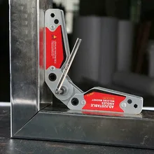 Новейший Магнитный сварочный держатель регулируемые углы 20-200 магниты угловой зажим локатор инструменты с шестигранным ключом