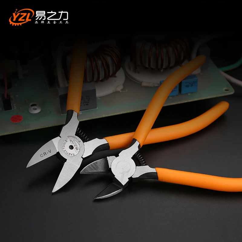 

CR-V Plastic pliers 5/6inch Jewelry Electrical Wire Cable Cutters Cutting Side Snips Hand Tools Electrician tool