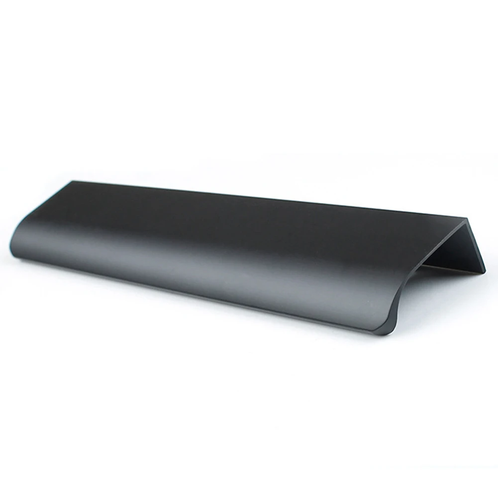 

Fitment Small Drawer No Drilling Invisible Cupboard Home Aluminium Alloy Pull Type Chromed Kitchen Woodworking Door Handle