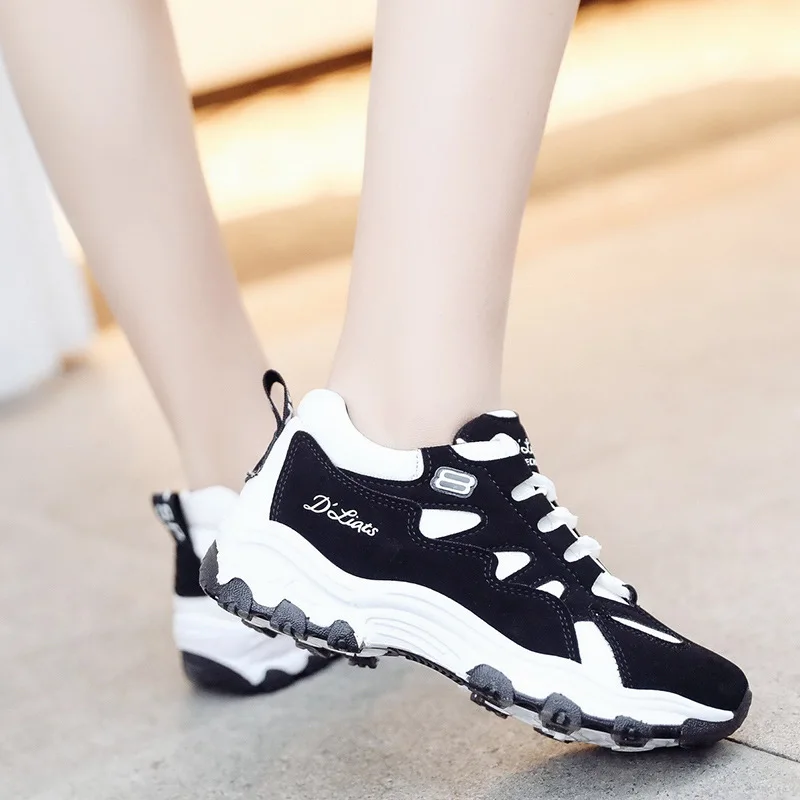 Женские кроссовки на платформе Harajuku Basket Femme Tenis zapatillas mujer XYZ134 новинка 2019|Кроссовки