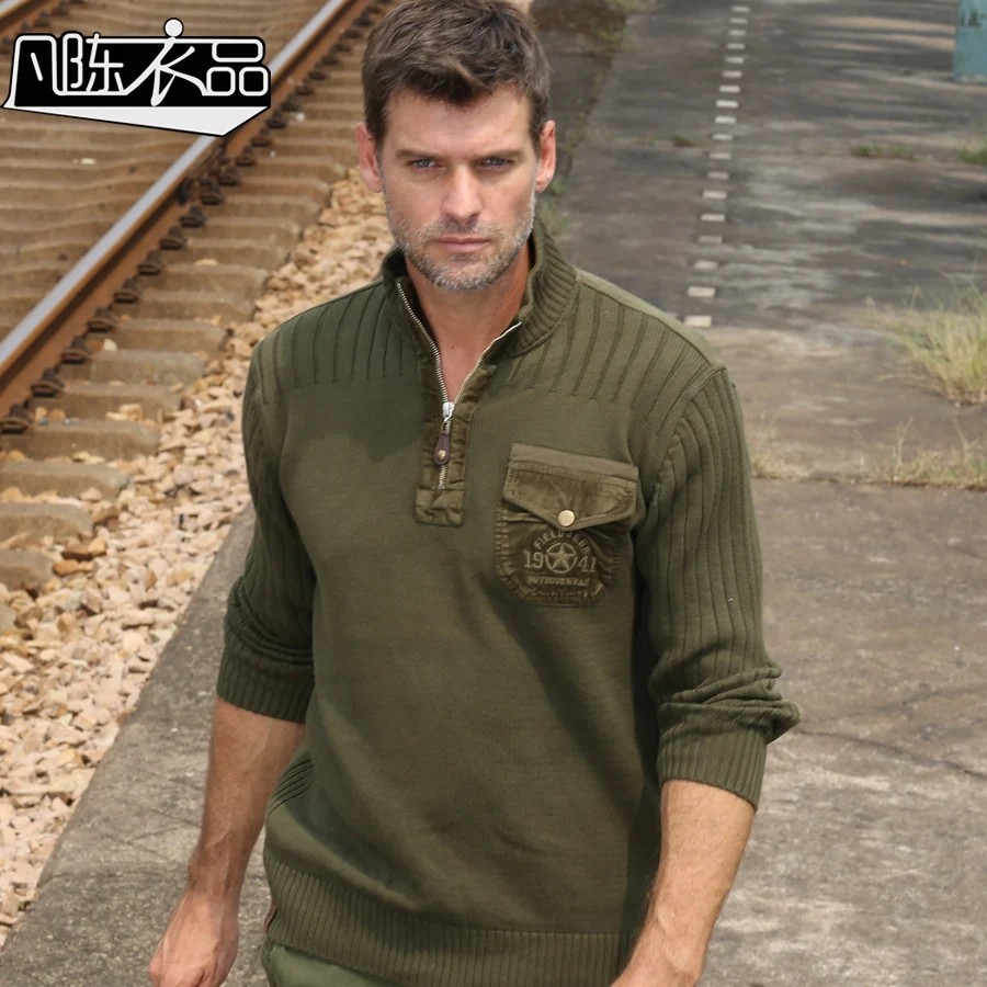 freeshipping casaco masculino 2016 mens sweater thick