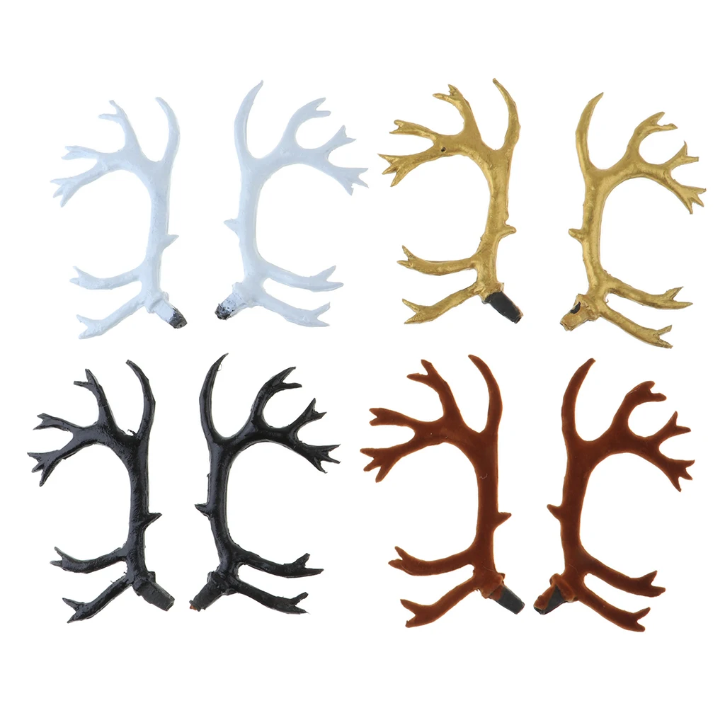 Artificial Gothic Deer Horns Headband, Cosplay Accessories Hair Hoop for Kids and Adults perfect accessory for DIY hair ornament