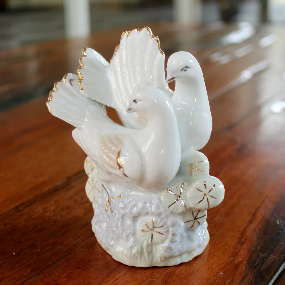 Ceramic peace dove decoration Russia New Year gift women's day gift