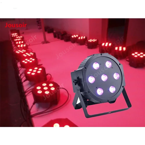 1 шт./лот Китай dj par Тонкий led par 7x12 Вт RGBW 4IN1 dmx led par свет rgbw без шум CD15 T03