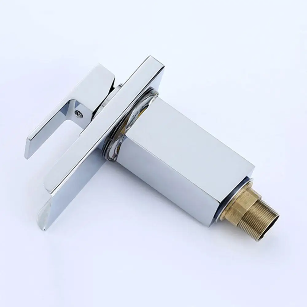 

LED Stainless Steel Kitchen Switch Bath Water Tap Economic Bathtub Faucet Luminescence