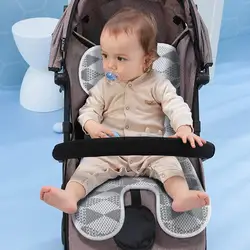 Детская дышащая подушка для маленьких мальчиков и девочек, универсальное сиденье для коляски, покрывало для автомобильного сиденья, чехол
