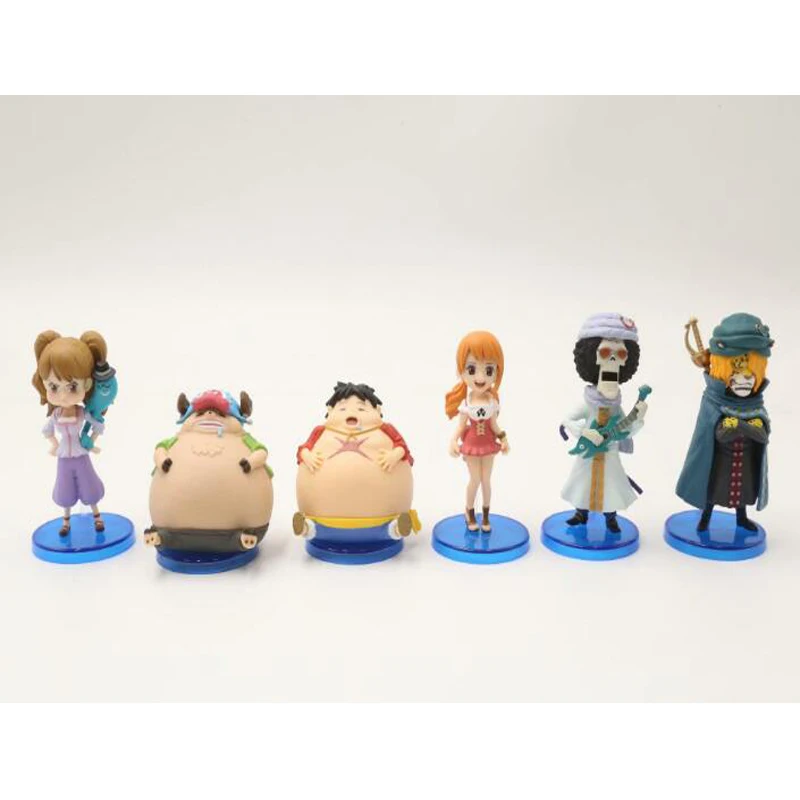 

Anime action One Piece model figure Nami Tony tony Chopper 5pcs/set collection figures toy gift with box F7099