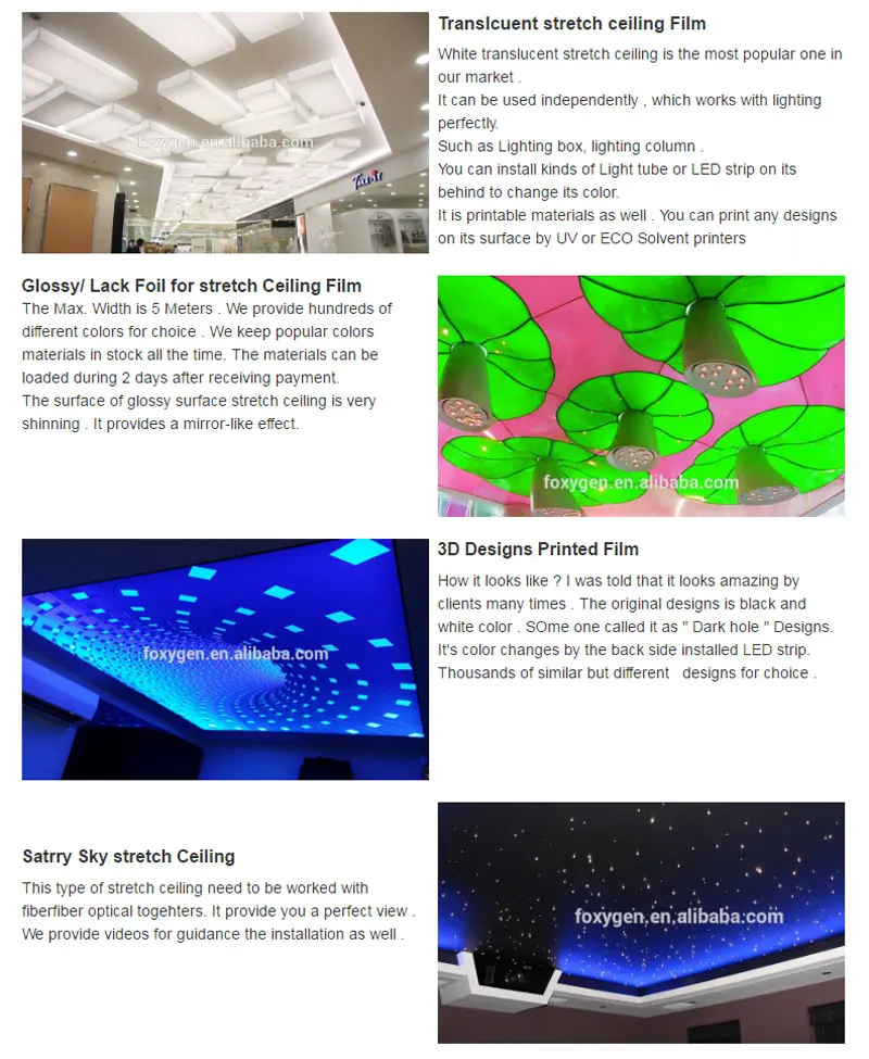 Us 14 0 Decorative Stretch Ceiling Film Pvc Stretch Ceiling Film Accessories False Ceiling Material Ceiling Price From China Factory In Wallpapers