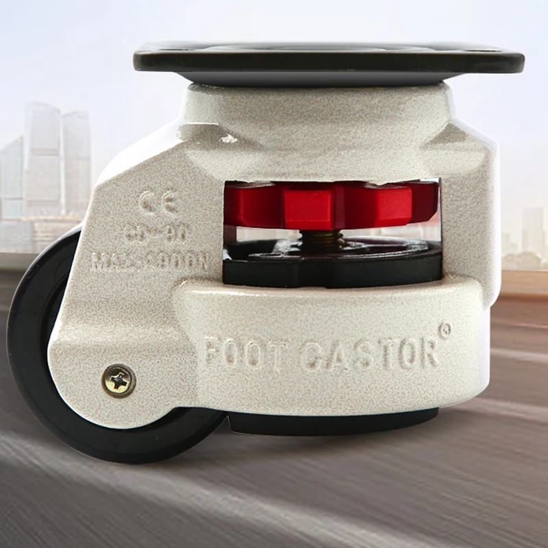 

Rubber Foot Foot Level Adjustment Equipment Cart Caster 60Kg Load Capacity Furniture Leveling Roller Master Foma Wheel