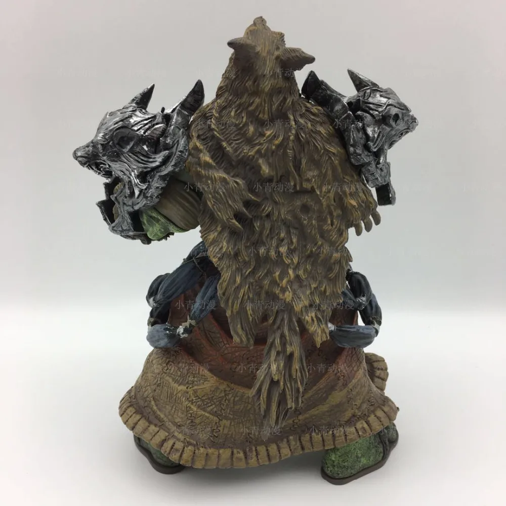 World Of Warcraft-Serie Ork-Schamane Rehgar Earthfury PVC-Figur Modell Modell Spielzeug