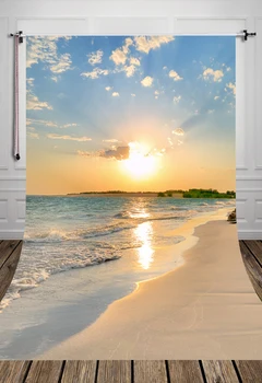 

Beach photography backgrounds Studio photography backdrop Newborn baby photo decoration props D-6098