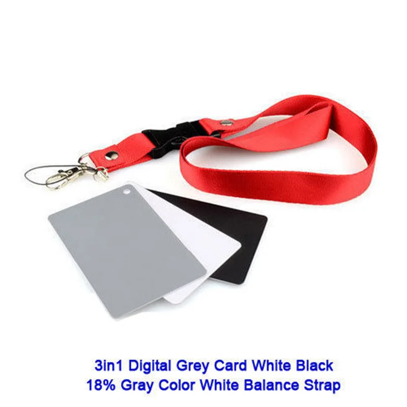 3 color White balance card 6