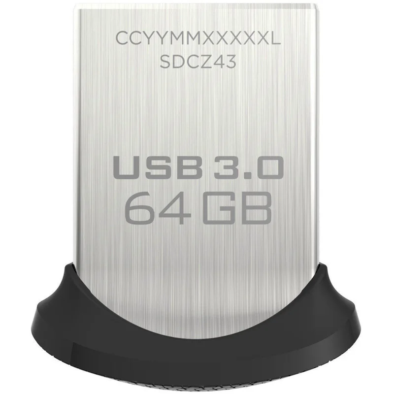 SanDisk флеш-накопитель USB 3,0 128 Гб 64 32 Memory Stick накопители Pendrive Flashdisk 130 МБ/с./с. Ultra Fit Мини Nano U диск для ПК