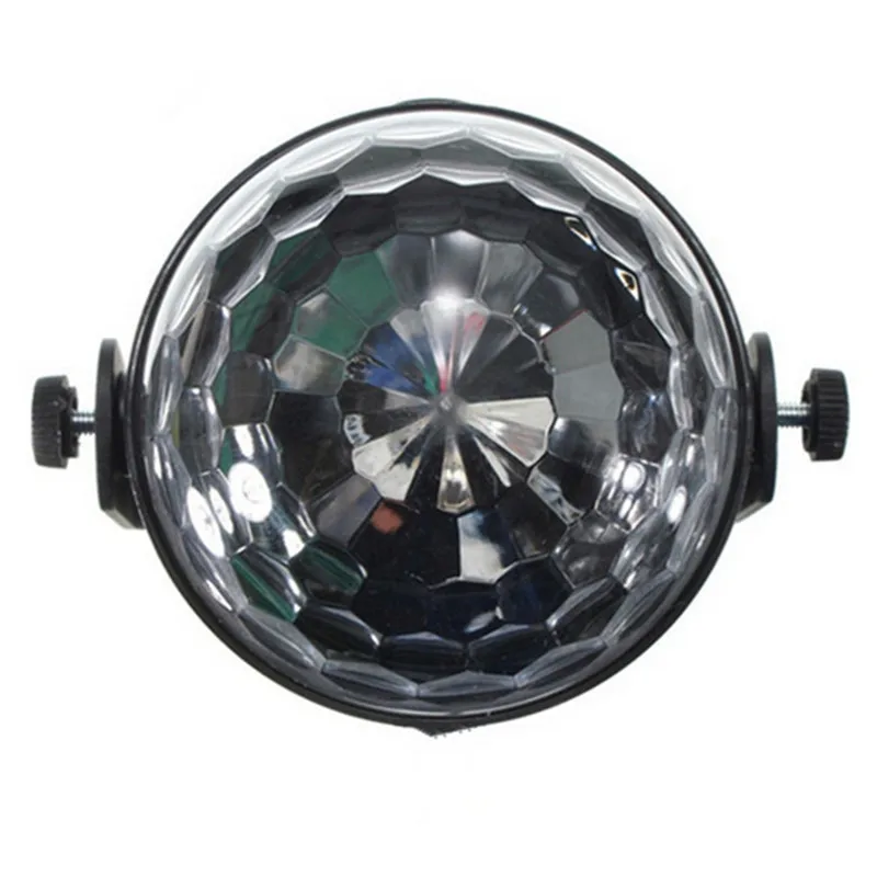 4 шт. мини RGB LED кристалл магический шар сценический эффект Освещение лампы Party Дискотека DJ участник магический шар лампа AC110V-220V