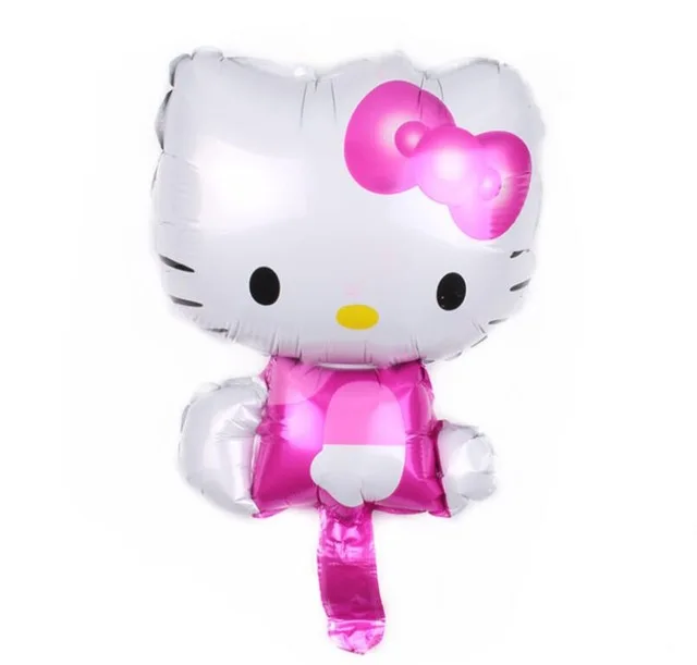Lucky 50 шт./лот Hello Kitty мини воздушный шар для детского душа кошачья фольга Детские