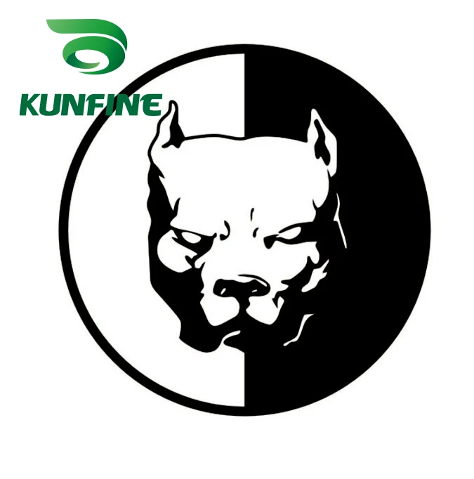 pitbull super hero dog car sticker car decal-1 - 