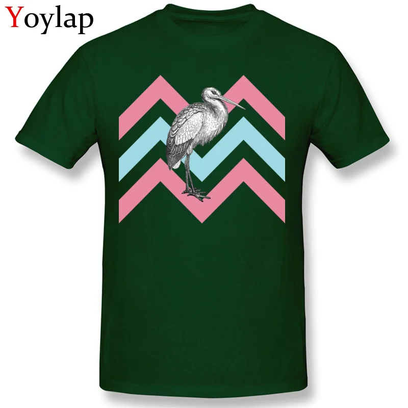 Wholesale Family Tops T Shirt Stork Chevron Fall Short Sleeve 100% Cotton Crew Neck Boy T Shirt Family Tee-Shirt Top Quality dark green
