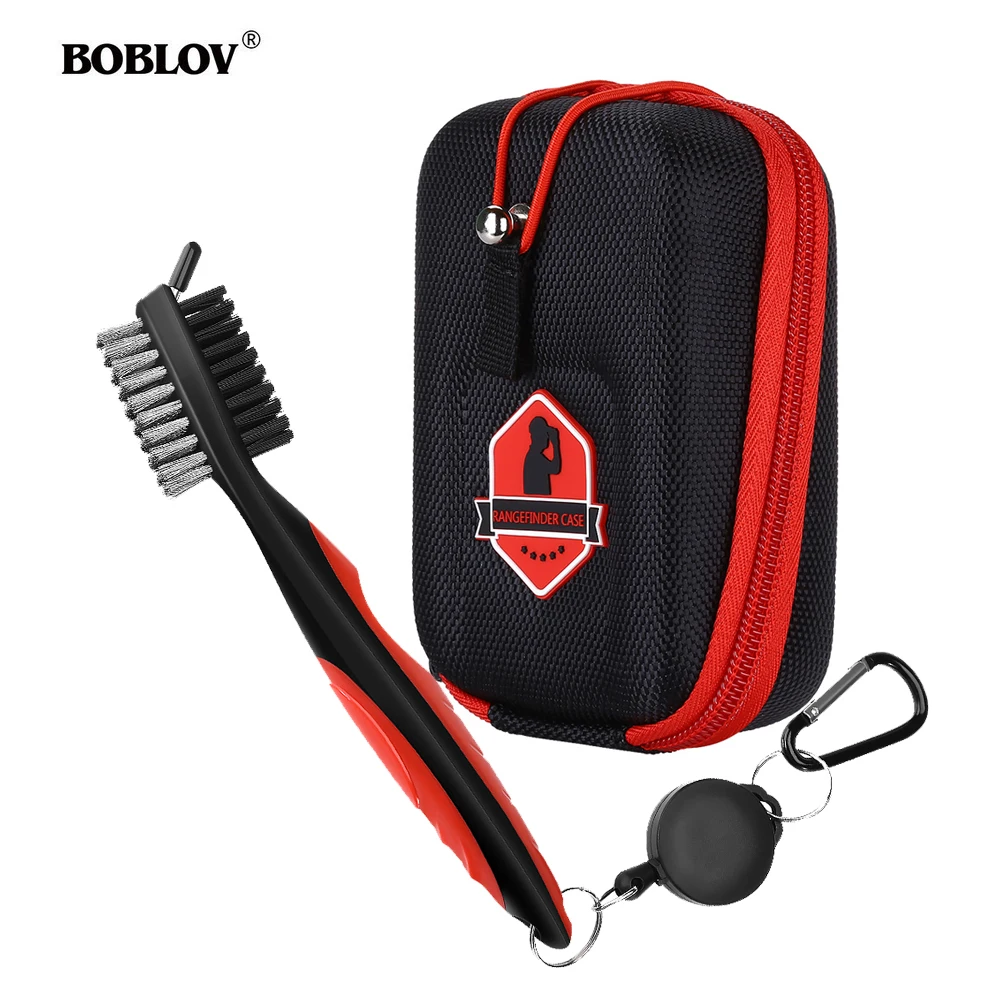 

BOBLOV Golf Rangefinder Case EVA Hard Cover for Bushnell Tectectec Nikon Callway Rangefinders Bag Golf Club Brush