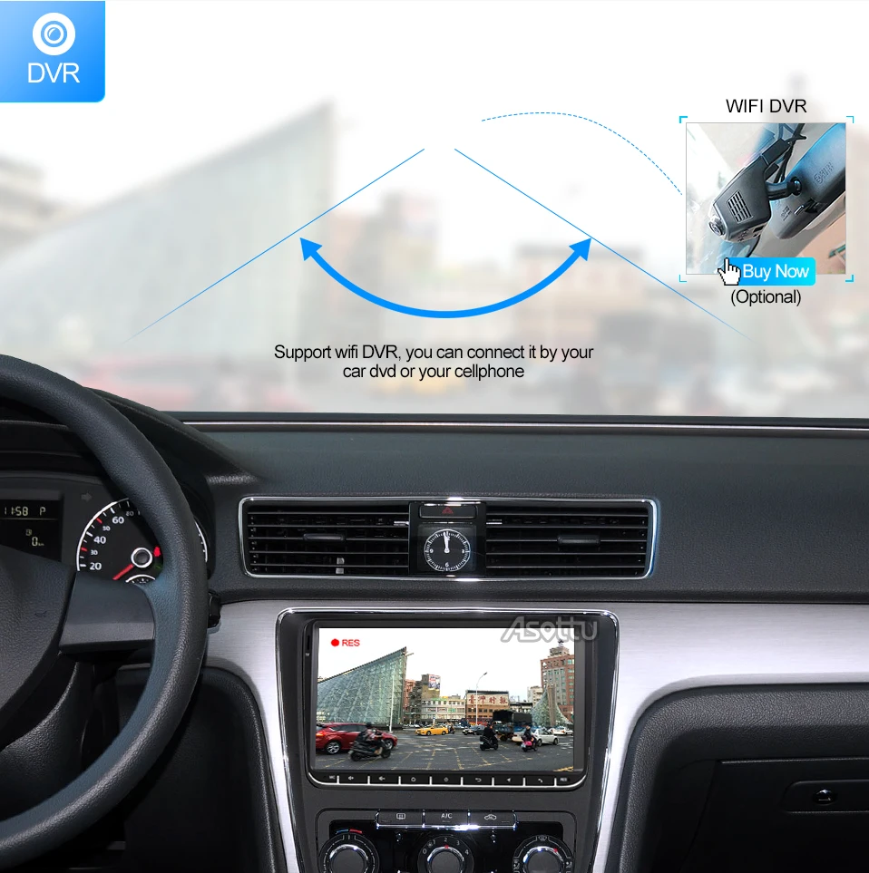Clearance EU RU warehouse Asottu  CDZ9081 car dvd player  for Skoda Fabia octavia Superb Yeti Seat Rapid for vw golf tiguan polo passat CC 22