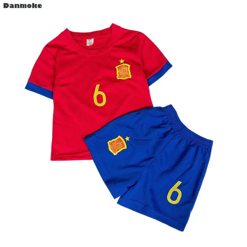 

Danmoke Kids Boys Football Kit Soccer Sets Jerseys Uniforms Futbol Suit Jersey Sports Training Pants Shirts Shorts