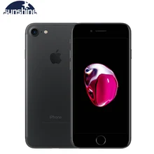 Для Apple iPhone 7/ч, 4G, LTE, отпечаток пальца, смартфон мобильный телефон на базе операционной системы IOS 10 4 ядра 2G Оперативная память 256 ГБ/128 ГБ/32 ГБ флэш-памяти, Встроенная память 4,7 ''12. 0 MP