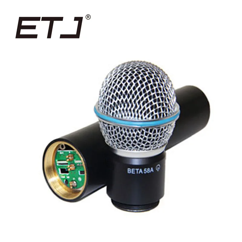 ETJ бренд SLX24/BETA58 58A Профессиональный UHF беспроводной двойной микрофон системы ручной гарнитура микрофон